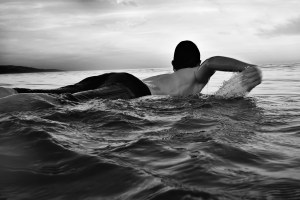 James Allan -Lone surfer (Mono prints - open)