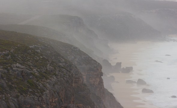 Heather Connolly foggy cliffs