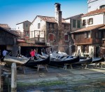 A19. Paul Hughes_Paint it black – Venice boatyard_Colour_Set subject