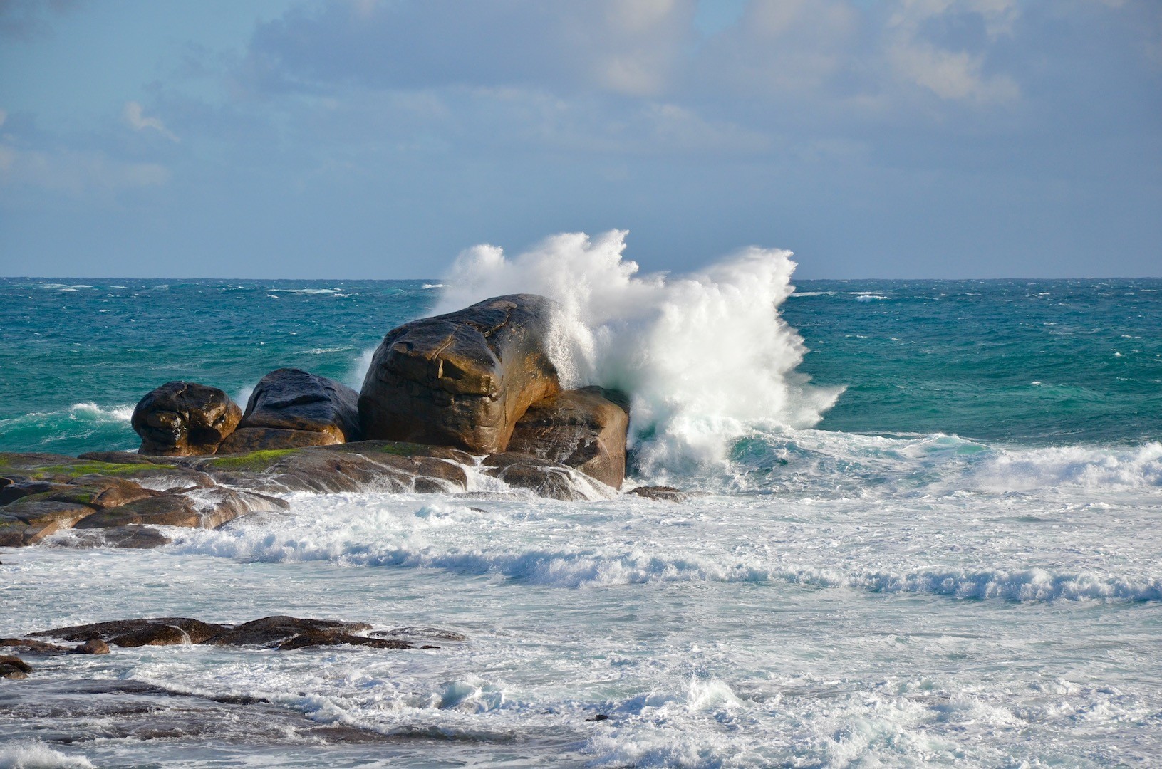Hazel Marshall - Wave Meets Rocks