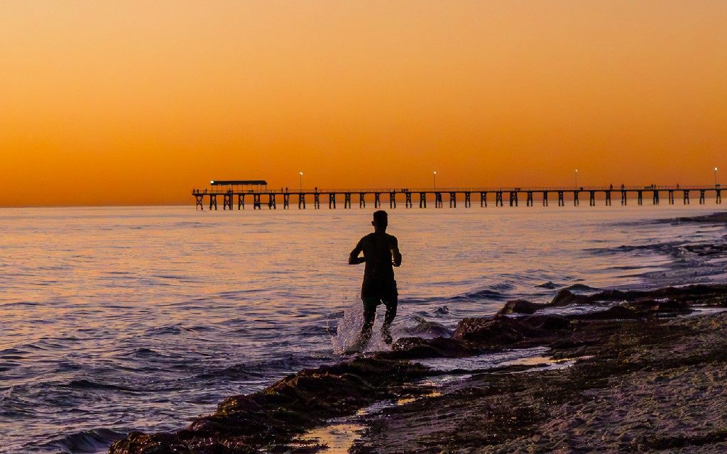 Judy Sara - Running Along the Beach