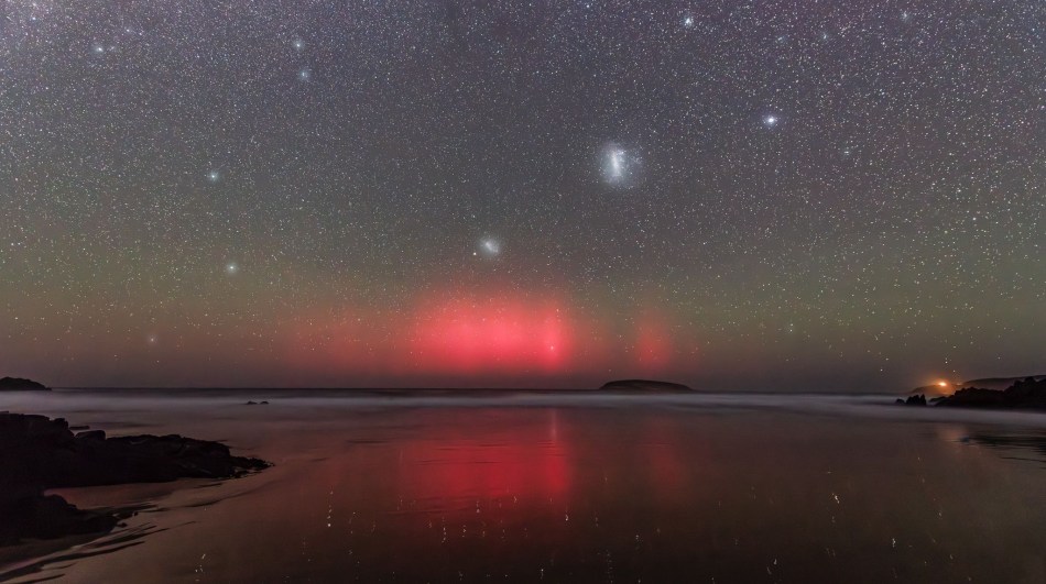 Southern Aurora Under the Magellanic Cloud - Cathy Freestone